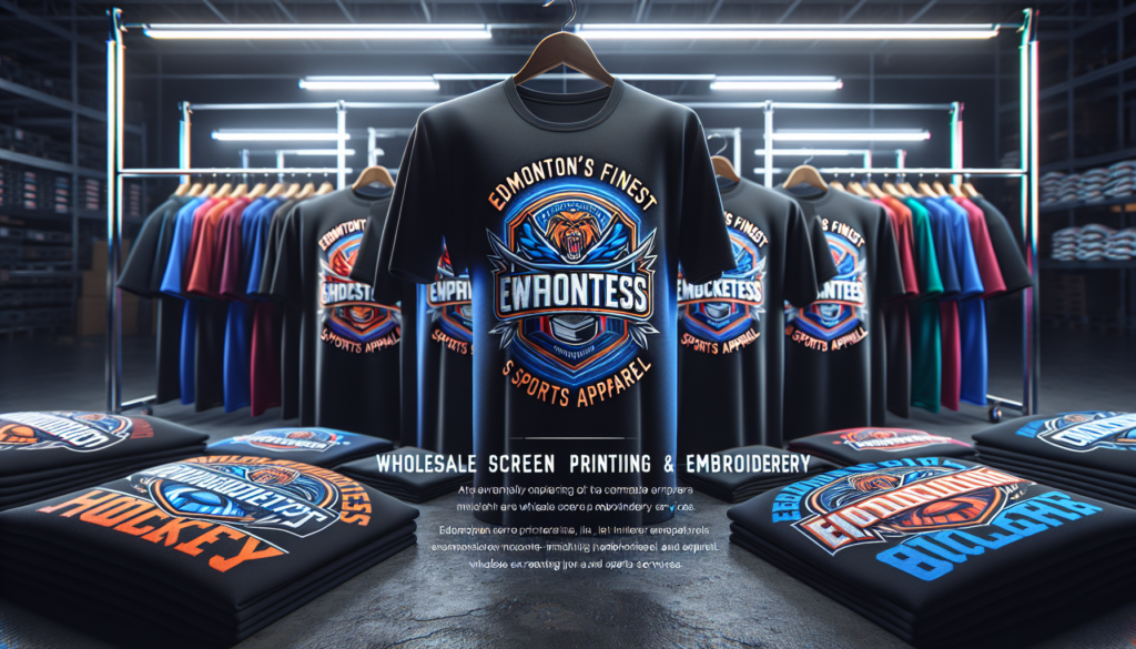Creative Giant Wholesale Screen Printing and Embroidery Services in Edmonton for High-Quality Corporate and Sports Apparel