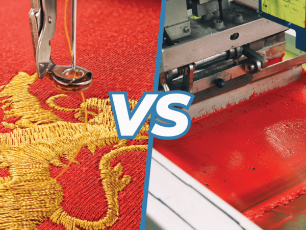 Screen Printing vs Embroidery